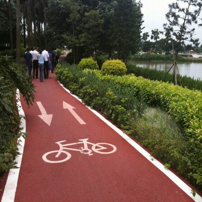 彩色綠道，健身步道，人行步道，景觀綠道，彩色防滑路面